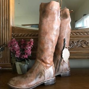 Bed Stu Solid Leather Lace Up Boots size 9.5